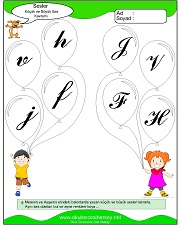 Büyük ve Küçük Sesleri Eşleştir